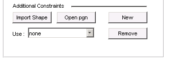 Defining additional constraints